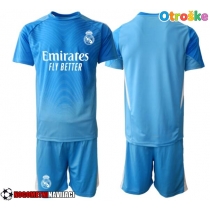 Otroške Nogometnih dresov Real Madrid Vratar Domači 2025-26 Kratki rokavi (+ hlače)